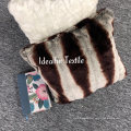 Strip Printing Soft Faux Fur Pillow/Fur Cushion Cover